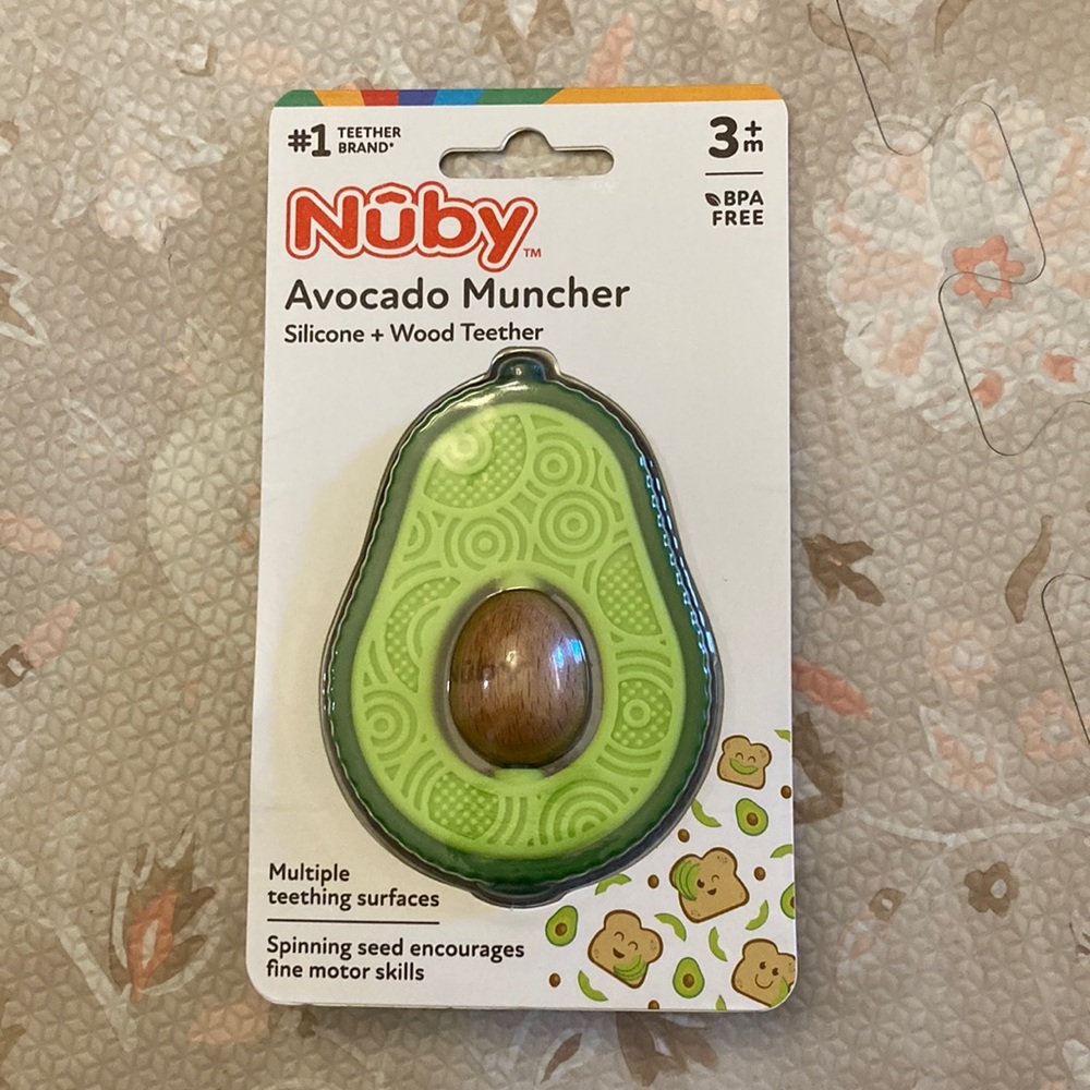Nuby avocado teether